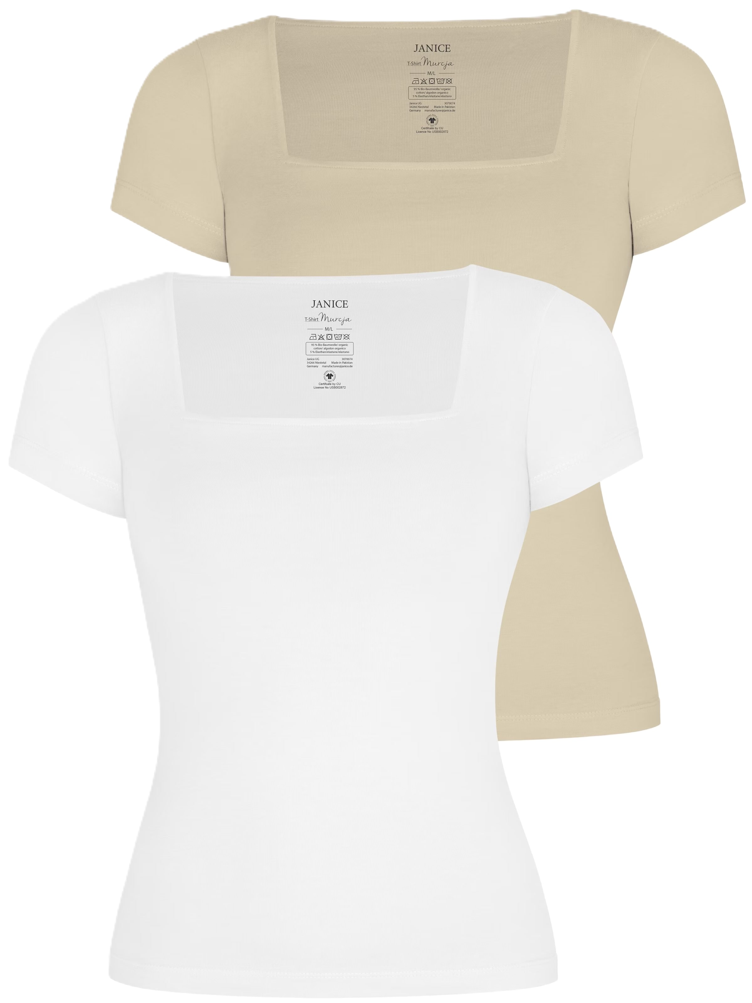 Janice Shirt in Beige: front