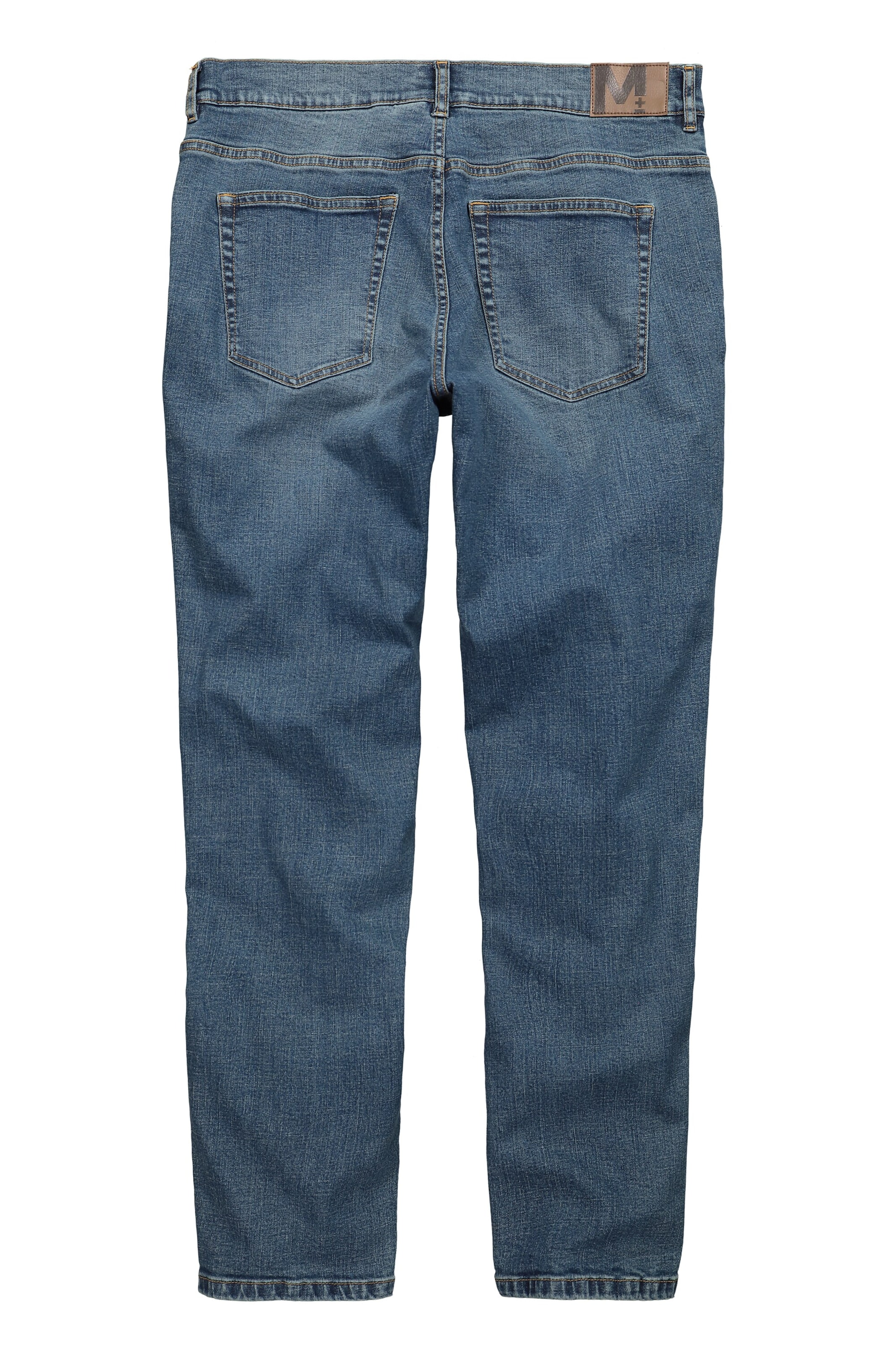 Men Plus Tapered Jeans in Blue
