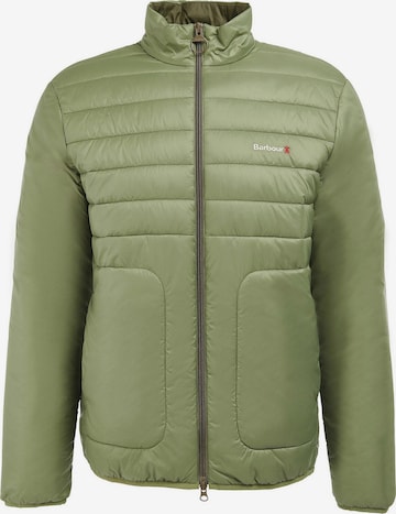 Veste mi-saison Barbour en vert : devant