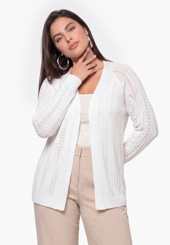 Cardigan faina en blanc : devant