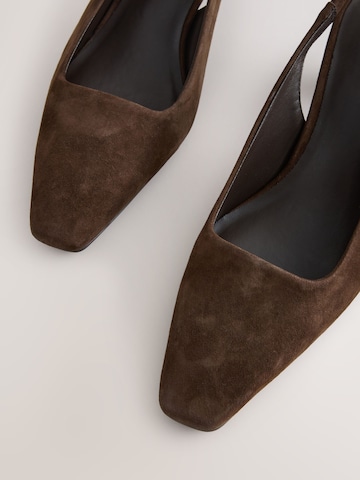 Décolleté sling 'Forever Comfort' di Next in marrone