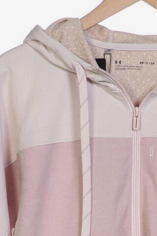 UNDER ARMOUR Sweatshirt & Zip-Up Hoodie in S in Pink