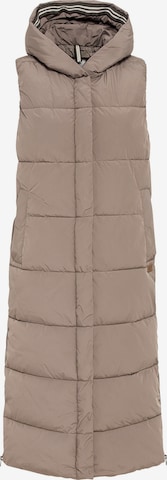 CAMEL ACTIVE Vest in Brown: front