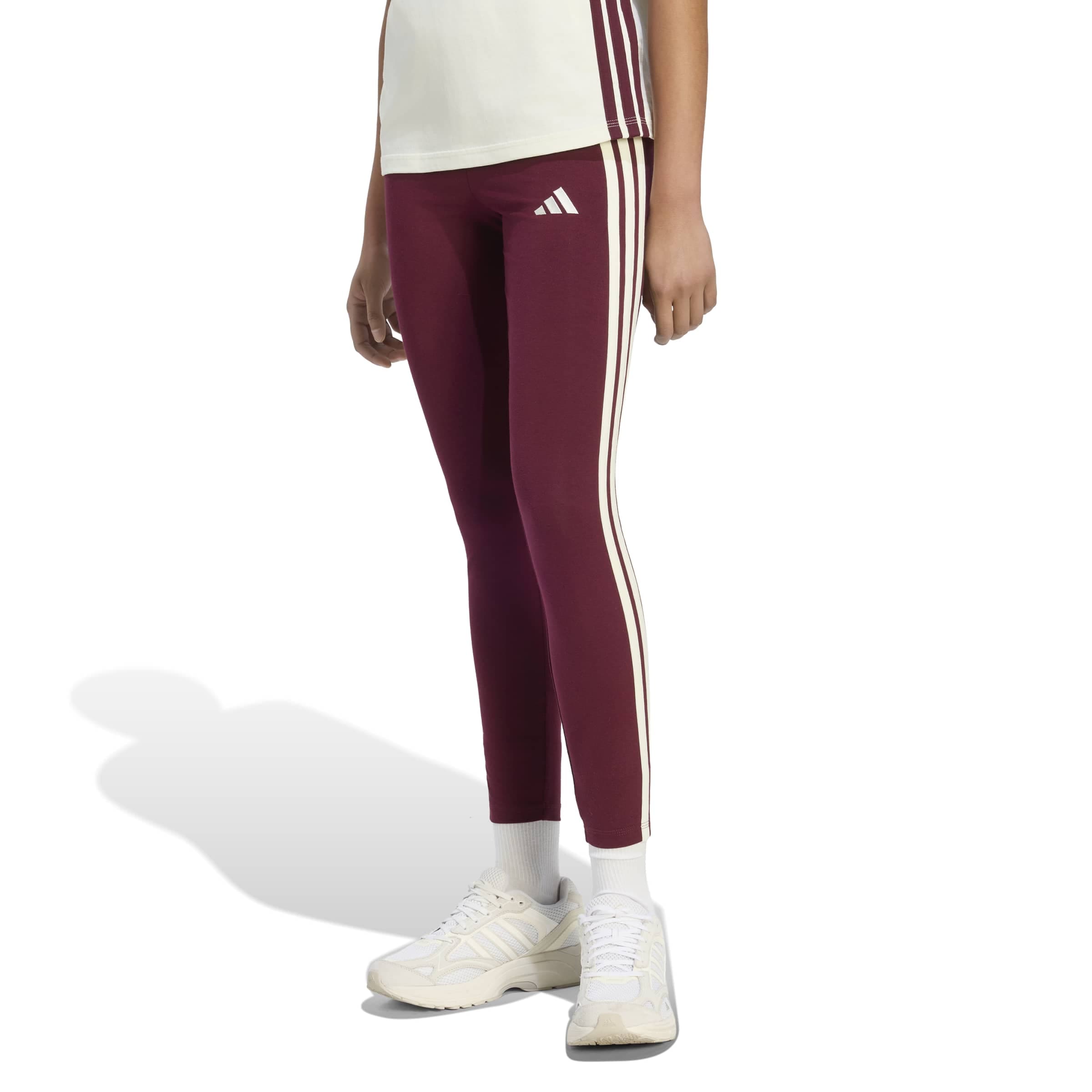 ADIDAS SPORTSWEAR Skinny Sporthose 'Essentials' in Rot: Vorderseite