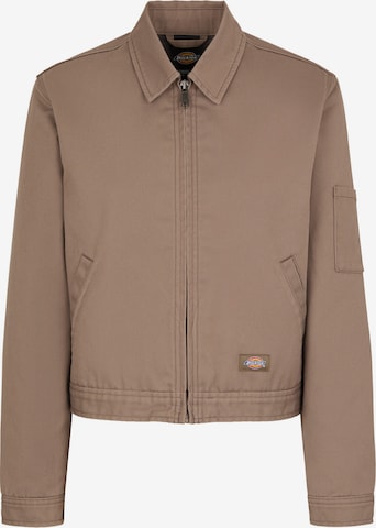DICKIES Prechodná bunda - Hnedá: predná strana