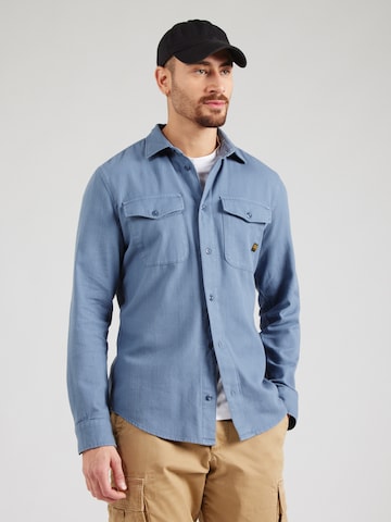 G-STAR Slim fit Skjorta 'Marine' i blå: framsida