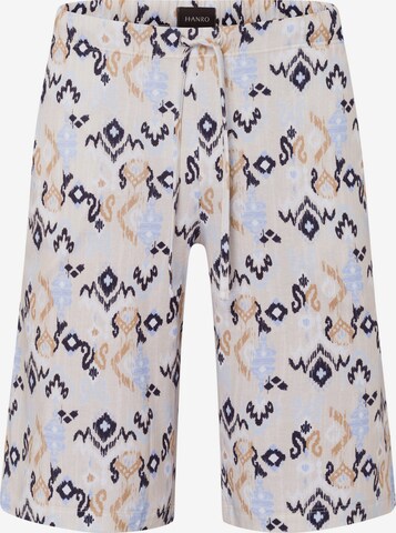 Hanro Pajama Pants ' Night & Day ' in Beige: front