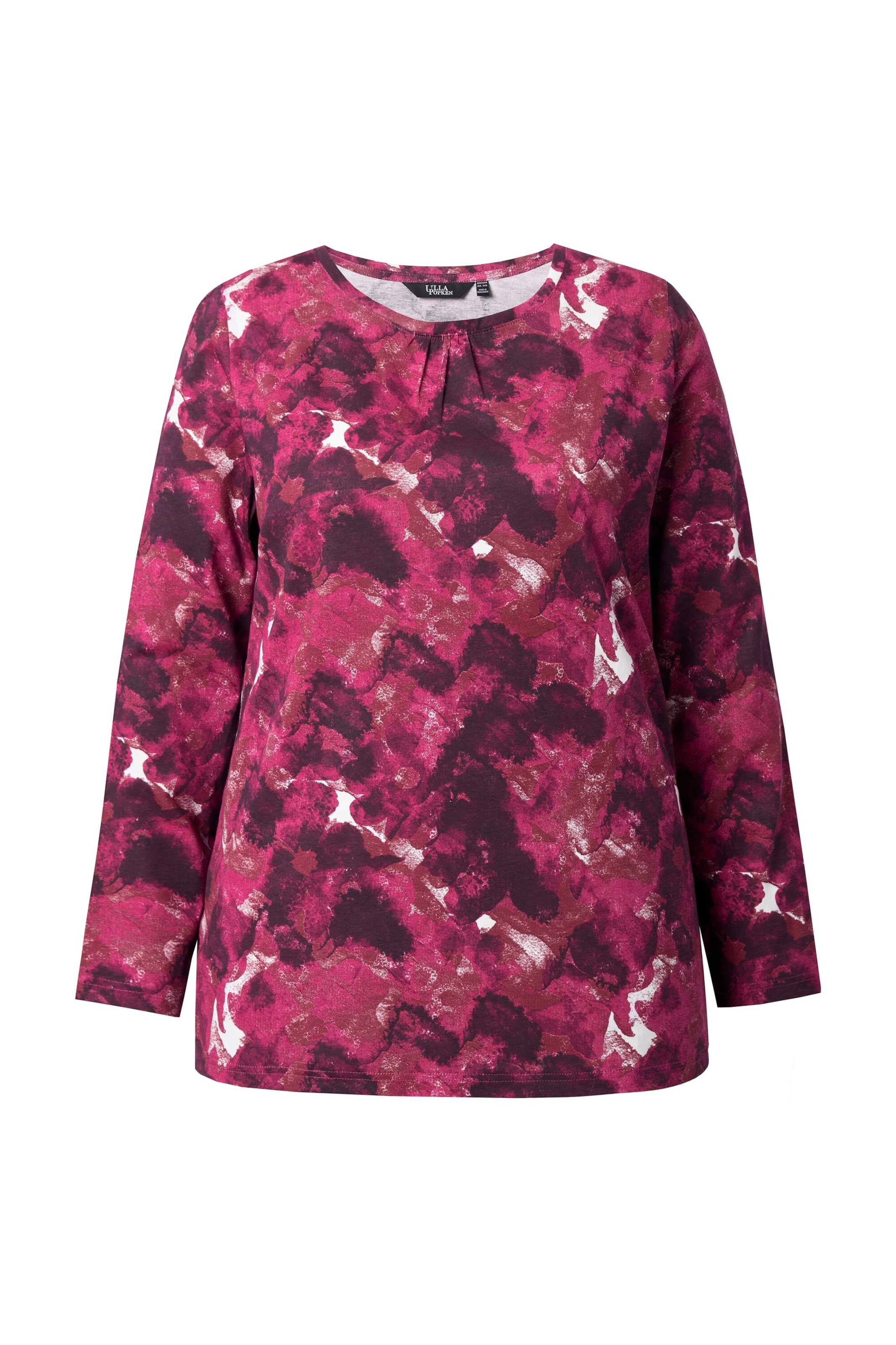 Ulla Popken Shirt in Rot: Vorderseite