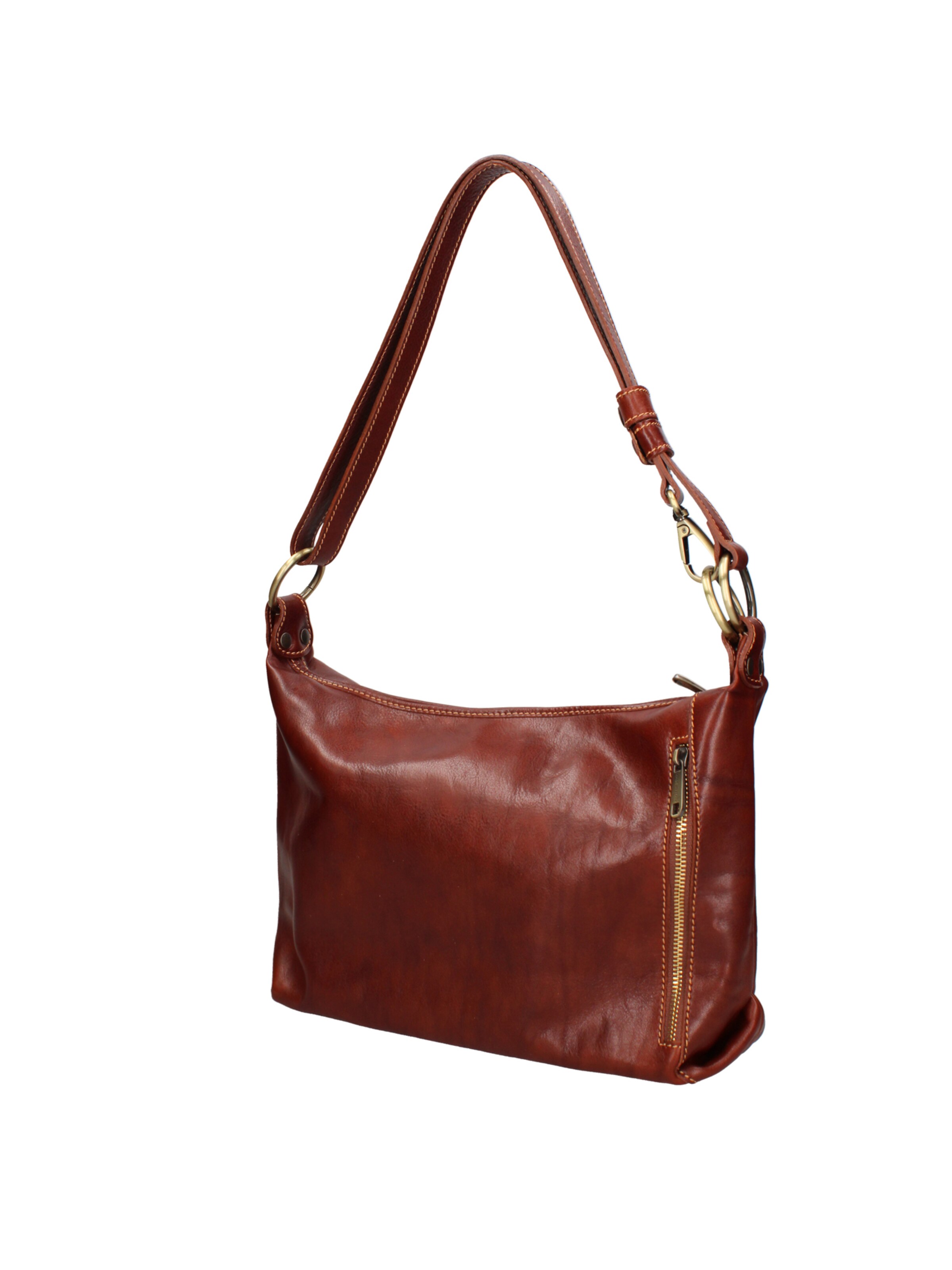 Viola Castellani Shoulder Bag in Brown: front