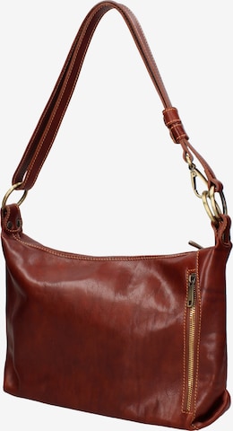 Viola Castellani Shoulder Bag in Brown: front