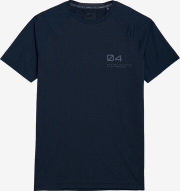 4F Functioneel shirt in Blauw: voorkant