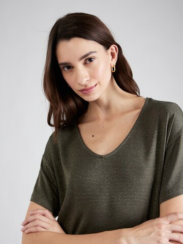 PIECES Shirt 'BILLO' in Green