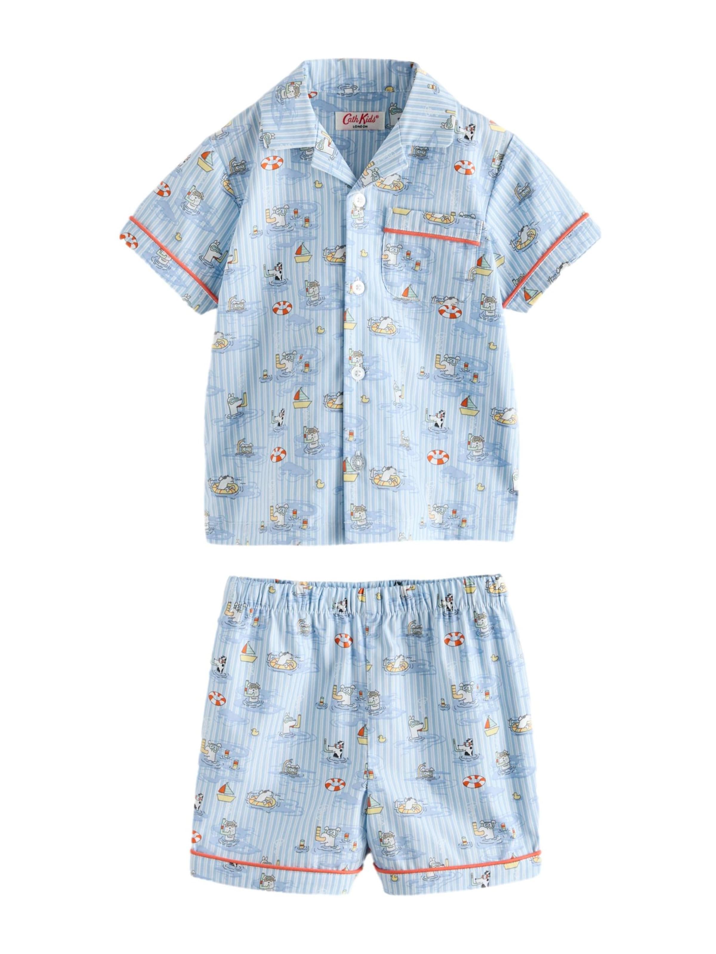 Next - Pijama en azul: frente