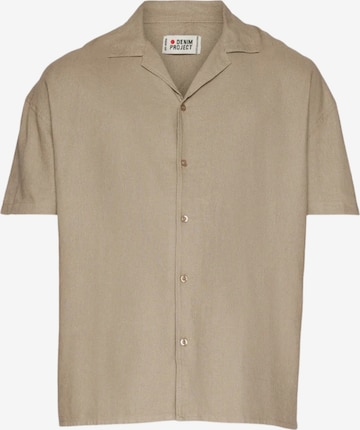 Denim Project Shirt ' DP Linen ' in Beige: Vorderseite