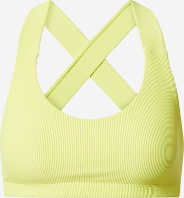 Onzie Sports Bra in Yellow: front