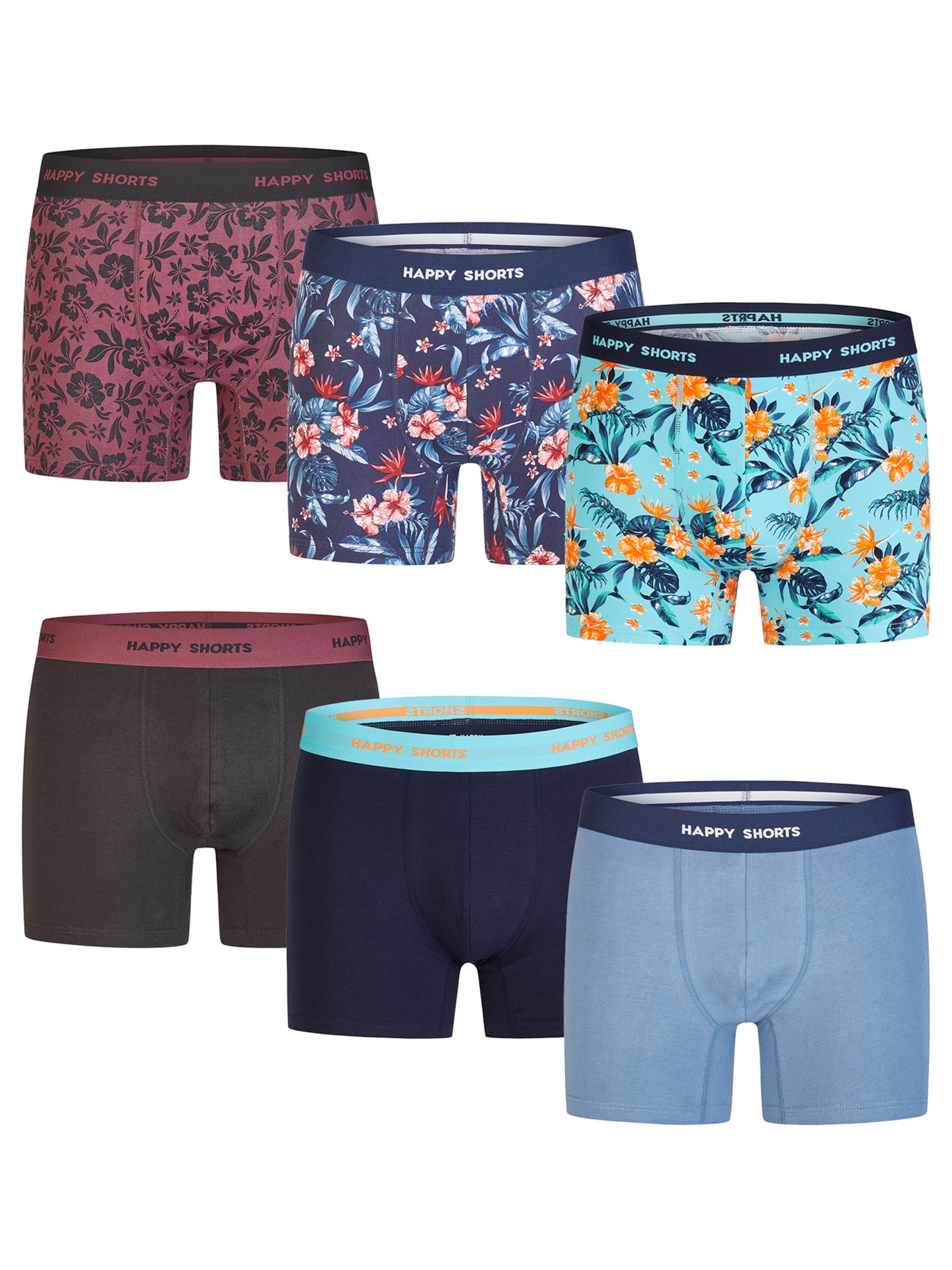 Happy Shorts - Boxers ' Vibe Jersey Sets ' em mistura de cores: frente