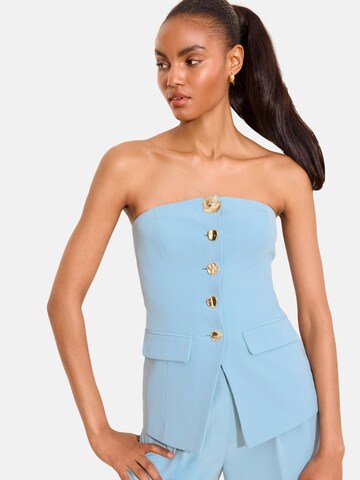Gilet de costume Lipsy en bleu : devant