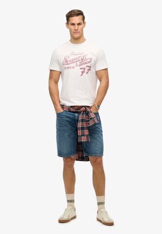 T-Shirt Superdry en blanc
