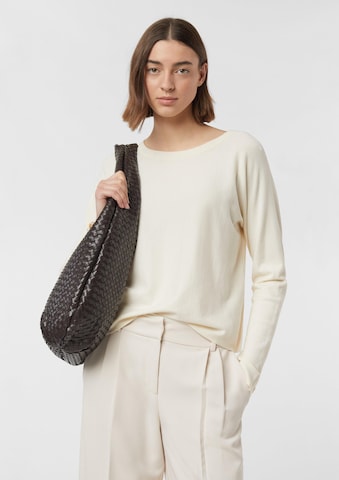 COMMA Svetr – béžová: přední strana