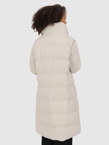 alife & kickin - Casaco de inverno 'FleurAK Winterjacke Damen' em branco
