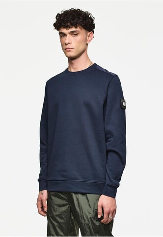Weekend Offender Sweatshirt 'F Bomb' in Blue: front