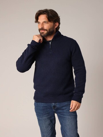 Pull-over 'Galileo' Deeluxe en bleu : devant