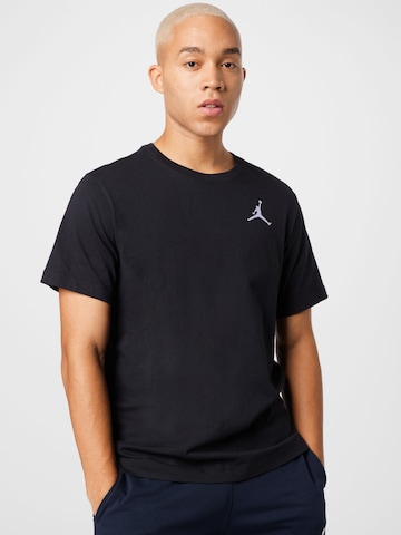 JordanTehnička sportska majica 'Jumpman' - crna boja: prednji dio