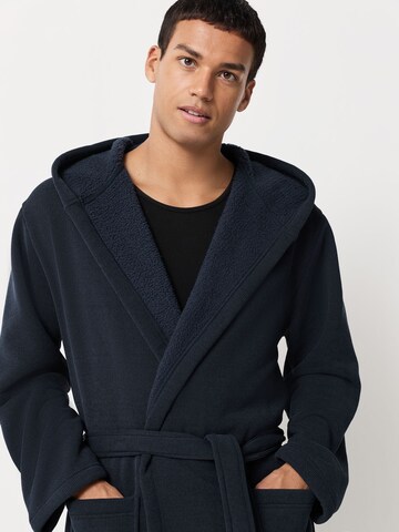 Next - Roupão comprido em azul