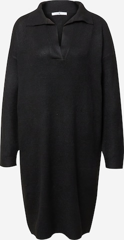 HailysPletena haljina 'Enya' - crna boja: prednji dio