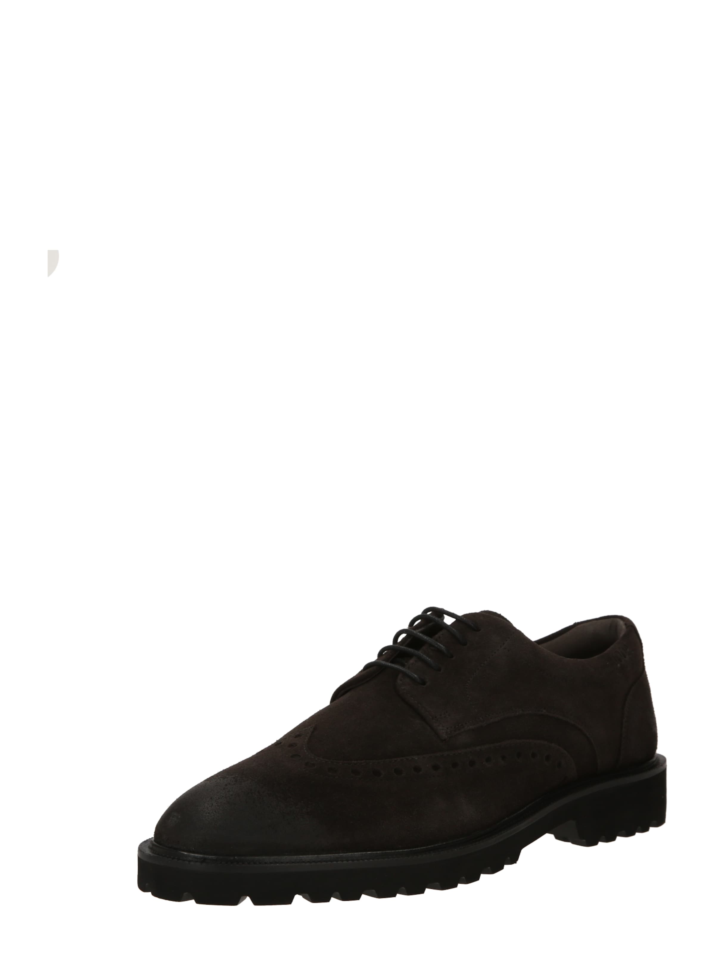 JOOP! Šnurovacie topánky 'New Danilo' - Hnedá: predná strana