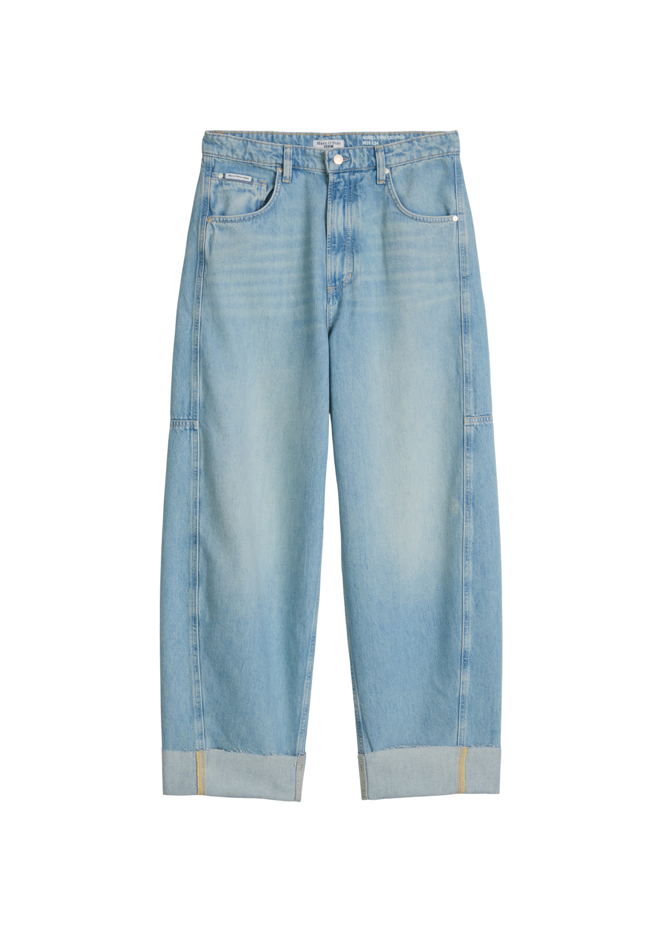 Marc O'Polo DENIM Barrel Jeans 'Enni' in Blau: Vorderseite