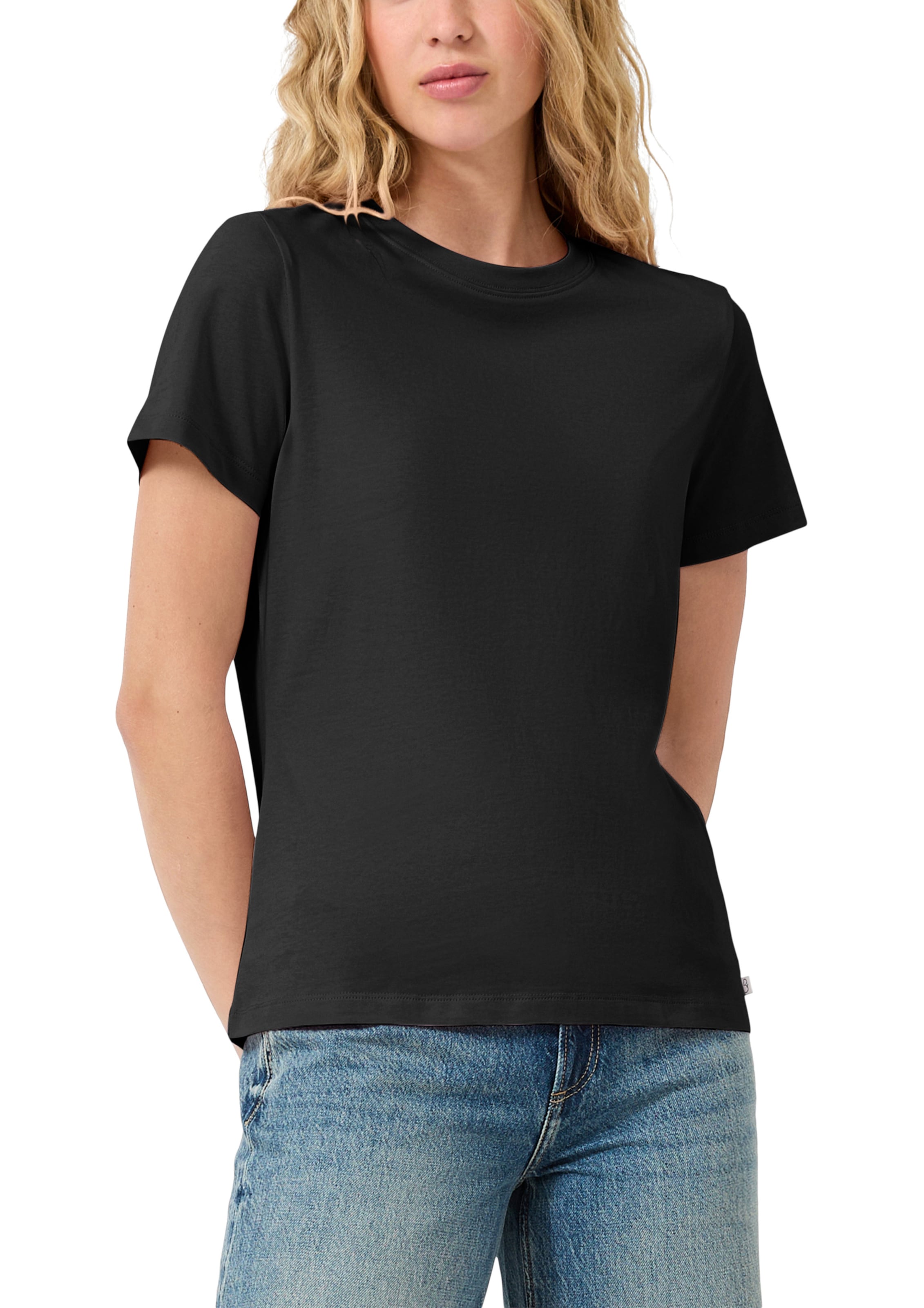 QS Shirt in Zwart