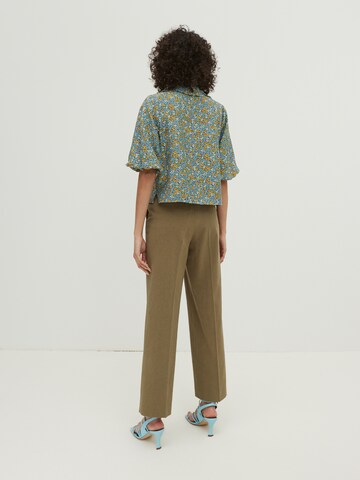 EDITED Regular Pantalon 'Leona' in Groen