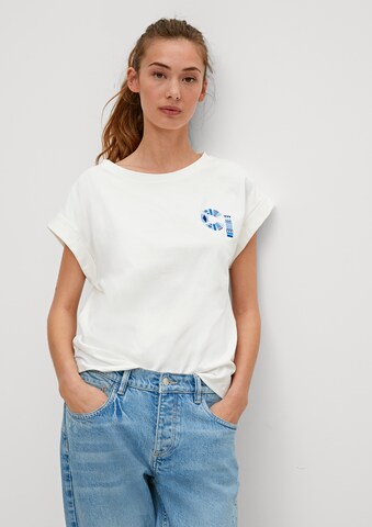 comma casual identity T-Shirt in Weiß: predná strana