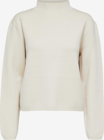 SELECTED FEMME Sweater 'Merle Cali' in Beige: front