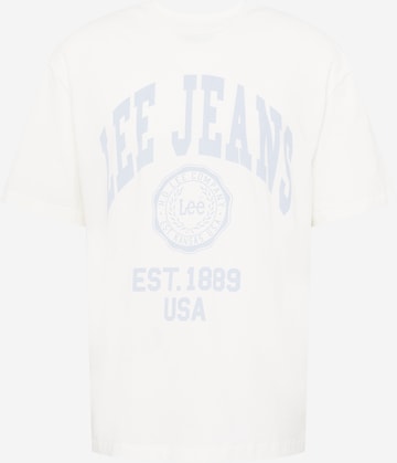 Lee T-Shirt 'VARSITY' in Beige: predná strana