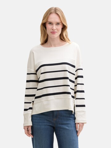 TOM TAILOR Shirt in Wit: voorkant