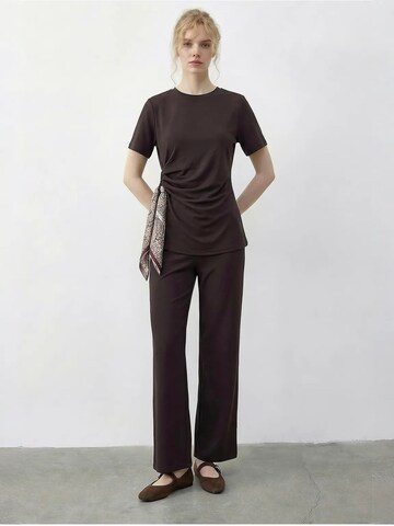 Pantalons de tailleur Bianco Lucci en marron