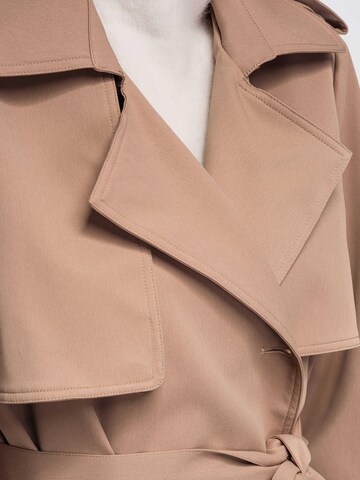 Ombre Between-seasons coat in Beige