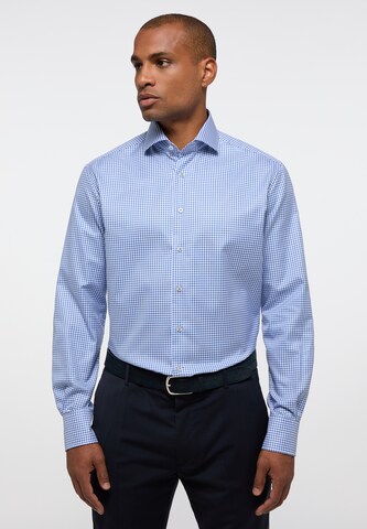 ETERNA Regular fit Business Shirt in Blue: front