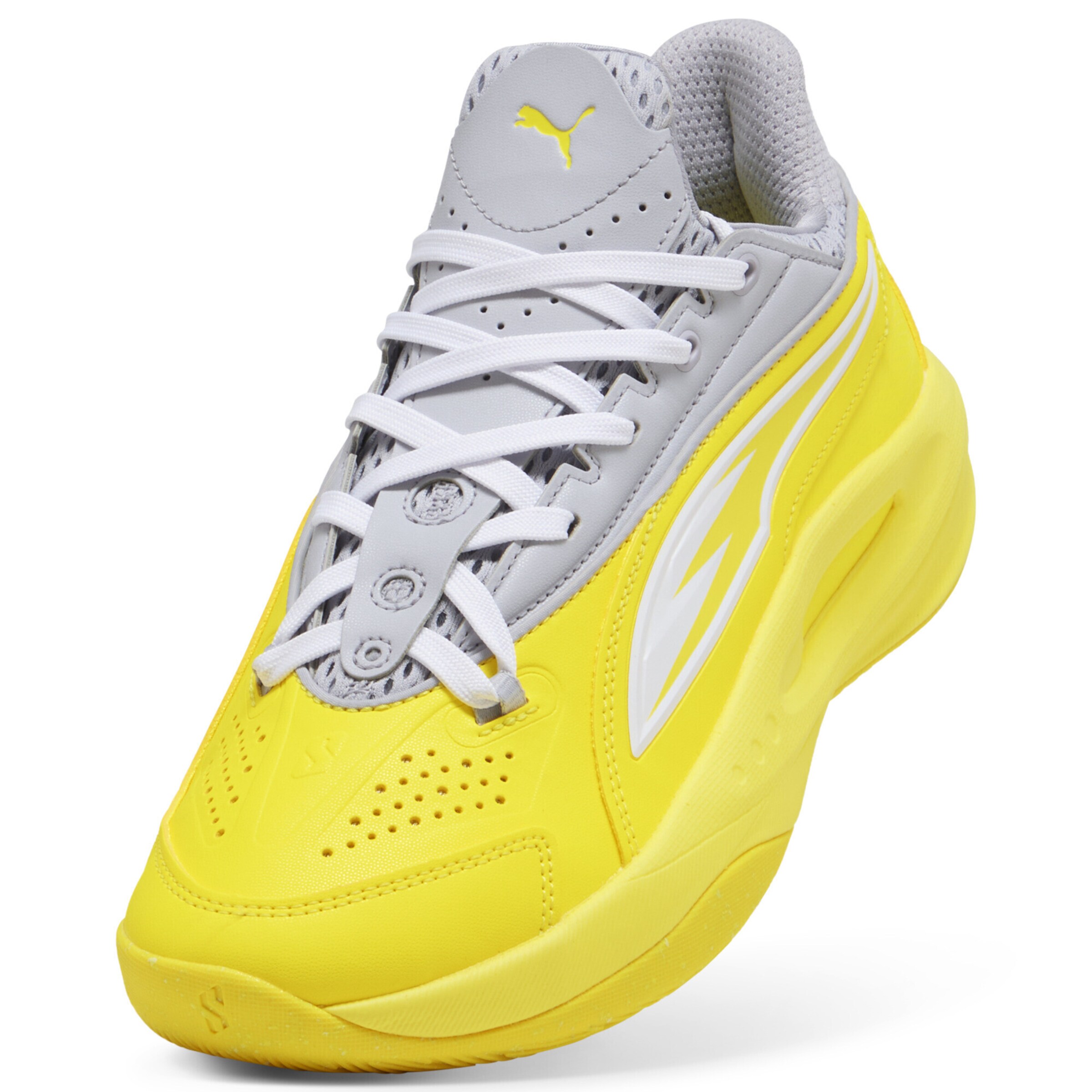 PUMA Sportschuh 'Scoot Zeros III' in 44 in zitronengelb / grau, Produktansicht
