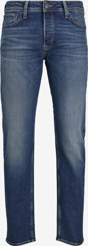 Coupe slim Jean 'GLENN' JACK & JONES en bleu : devant