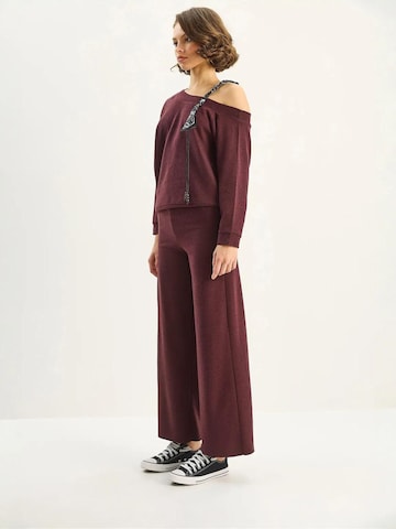 Bianco Lucci - Roupa de casa 'Zweiteiliges Set' em vermelho