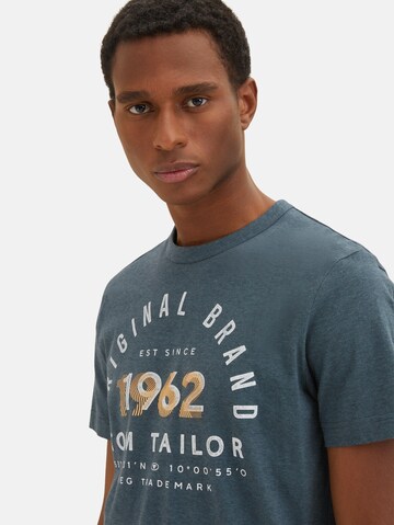 TOM TAILOR T-Shirt in Blau