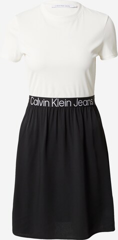 Calvin Klein Jeans Obleka | bela barva: sprednja stran