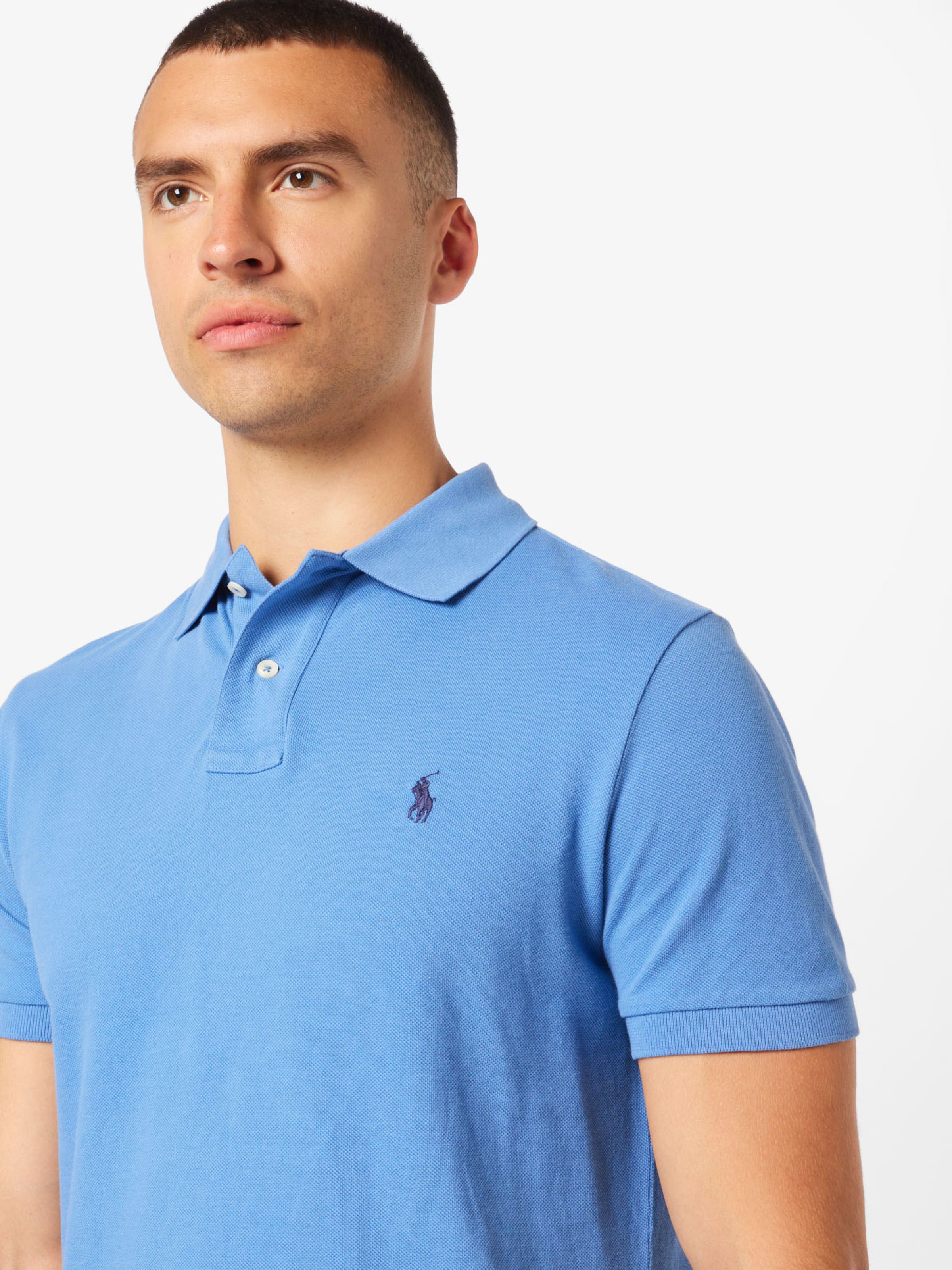 Polo Ralph Lauren Shirt in Navy Light Blue ABOUT YOU