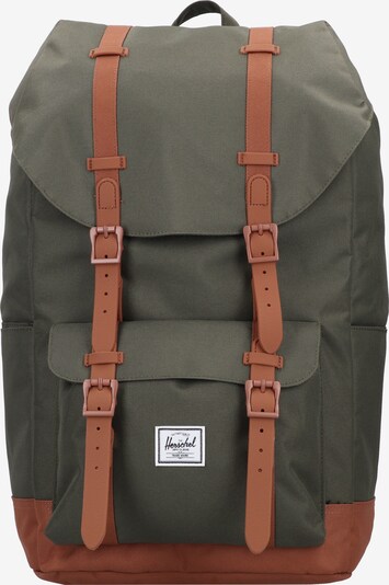 Herschel Ruksak 'Little America' u konjak / tamno zelena, Pregled proizvoda