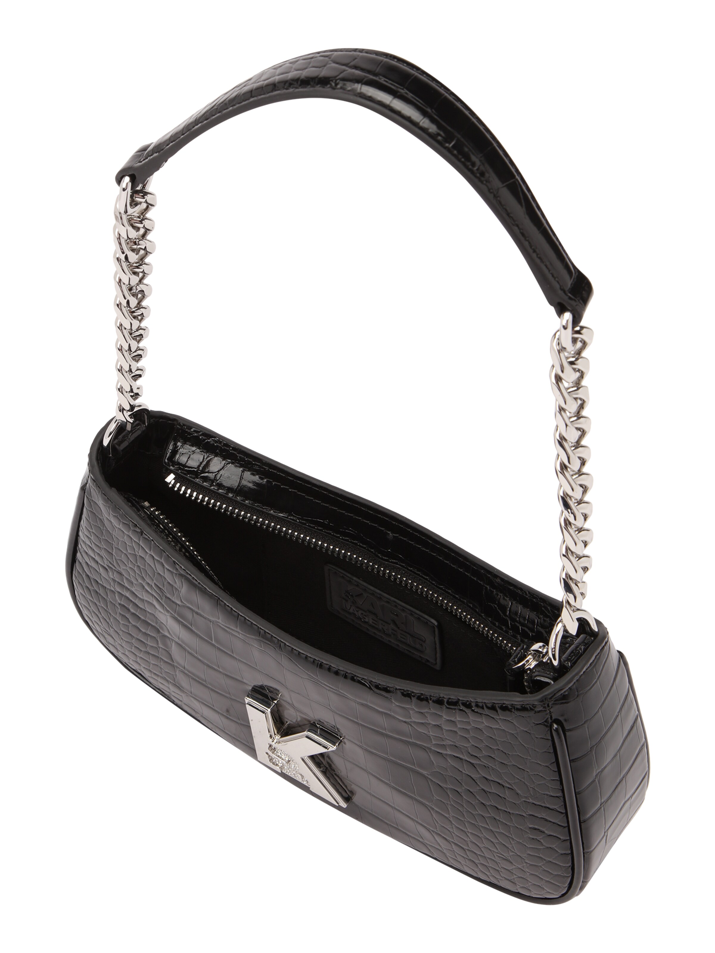 Borsa a spalla 'Kameo' di Karl Lagerfeld in nero