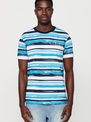 Tricou de la KOROSHI pe albastru: față
