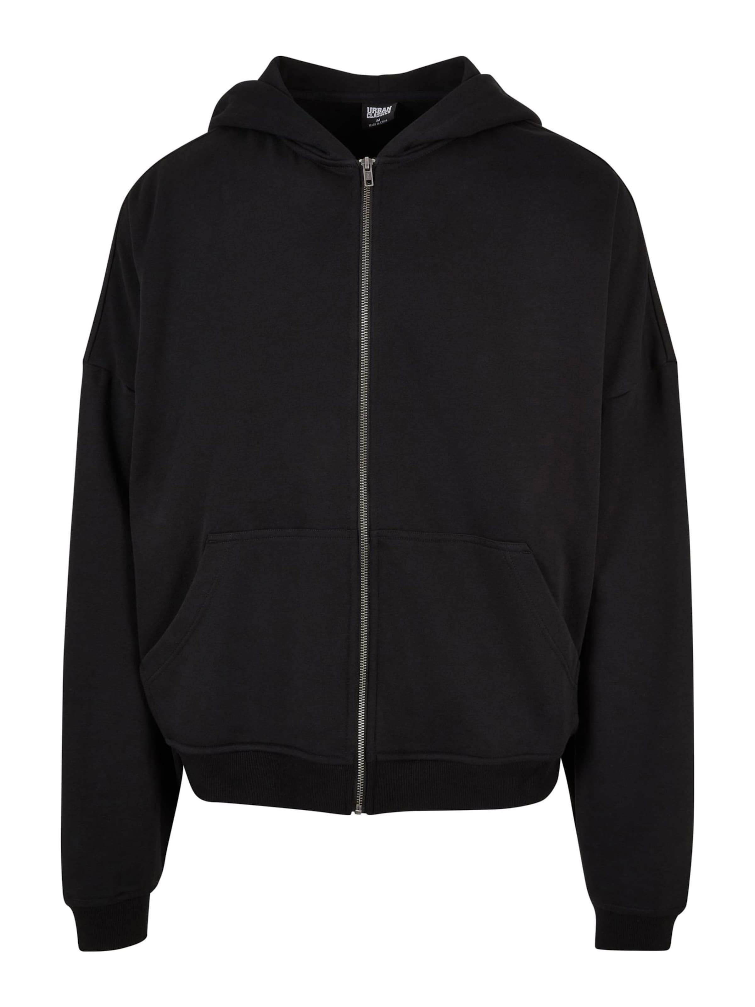Urban Classics Mikina '90's' – černá: přední strana